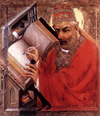 St. Gregory ca. 1365 Master Theodoric fl. 1350-1370 National Gallery Prague